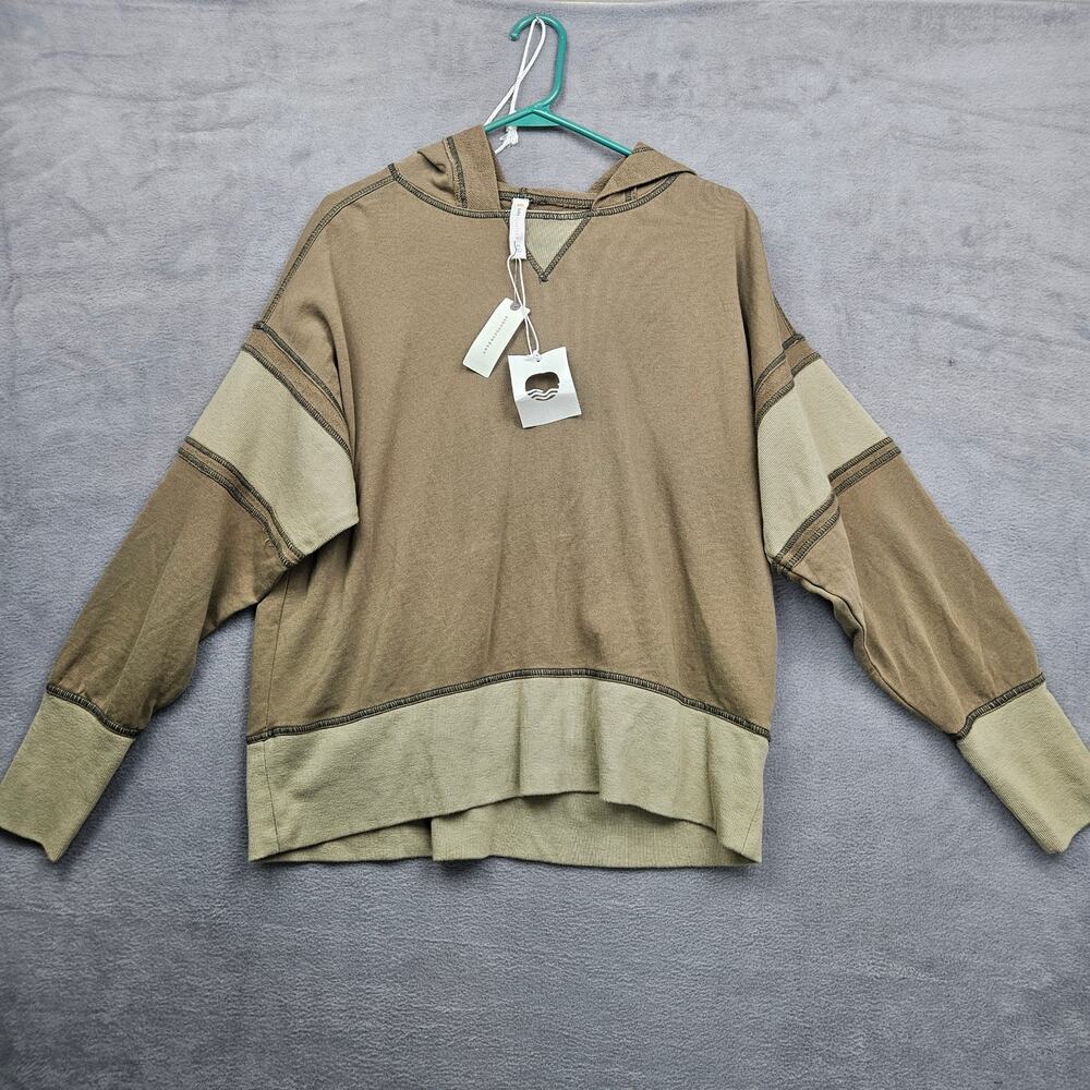 Daily Practice By Anthropologie Boxy Oversized Pullover Hoodie Loungewear Top XS